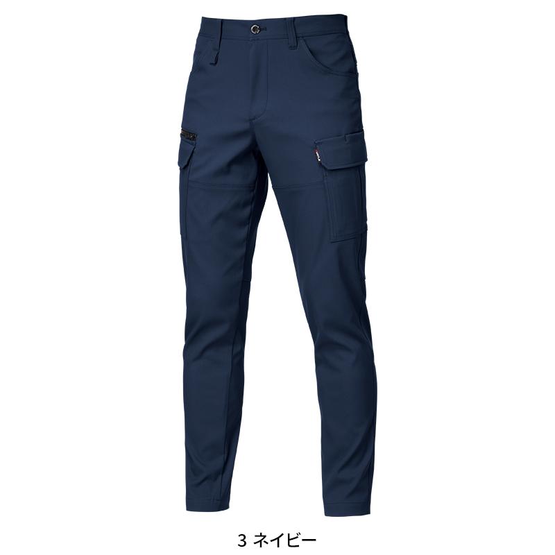 【2025秋冬新作】 BURTLE カーゴパンツ(ユニセックス) 作業服 秋冬用 男女兼用 1912 バートル 作業着 S-6L | BURTLE | 02