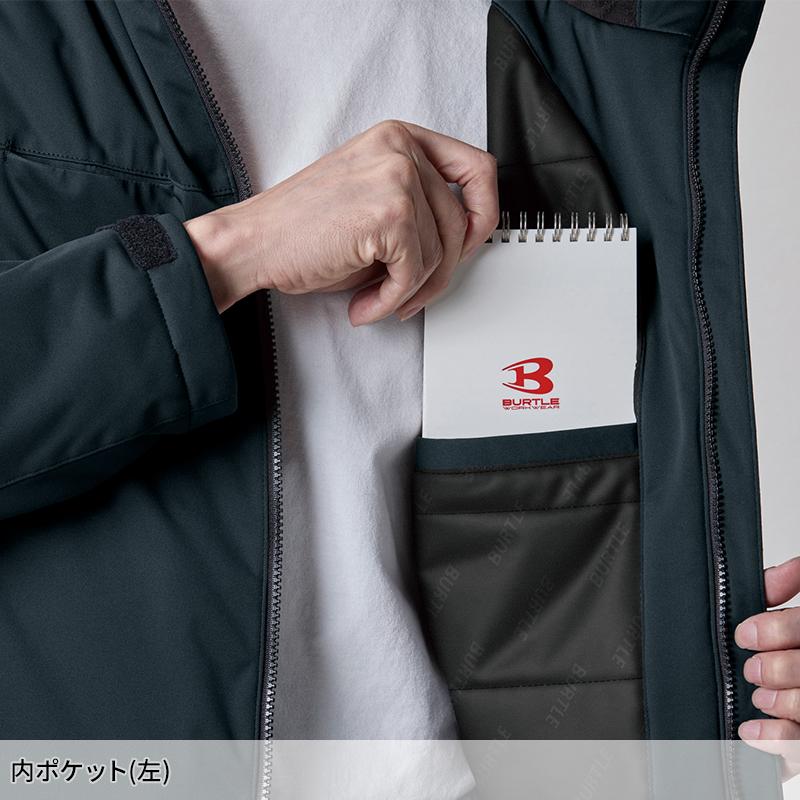 バートル 防寒着 作業着 3260 防寒ジャケット 秋冬 ストレッチフーディ メンズ レディース S-3XL | BURTLE | 10