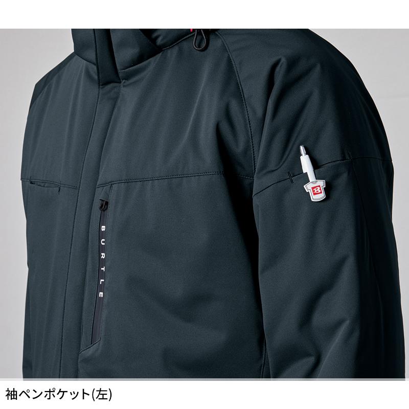 バートル 防寒着 作業着 3260 防寒ジャケット 秋冬 ストレッチフーディ メンズ レディース S-3XL | BURTLE | 08