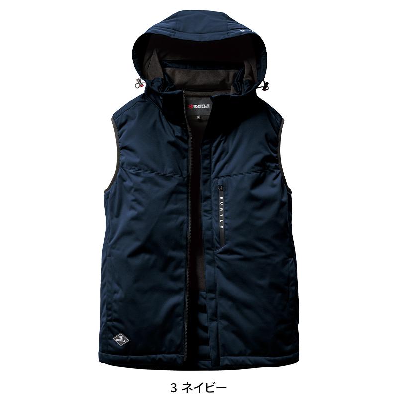 バートル 防寒着 作業着 3264 防寒ベスト ストレッチフーディ メンズ レディース S-3XL | BURTLE | 02