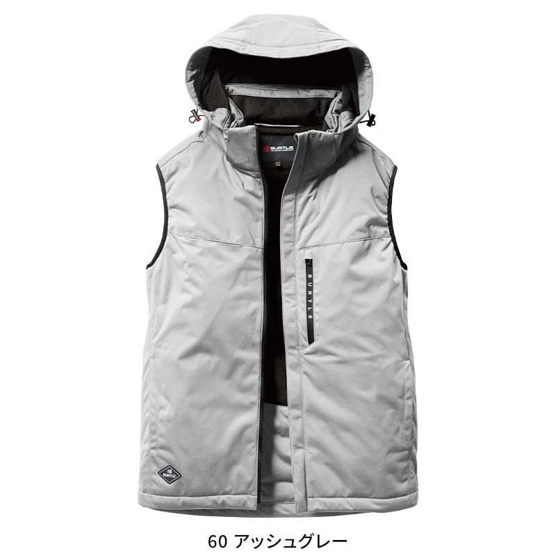 バートル 防寒着 作業着 3264 防寒ベスト ストレッチフーディ メンズ レディース S-3XL | BURTLE | 05