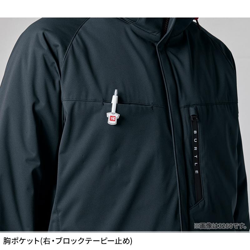 バートル 防寒着 作業着 3264 防寒ベスト ストレッチフーディ メンズ レディース S-3XL | BURTLE | 06