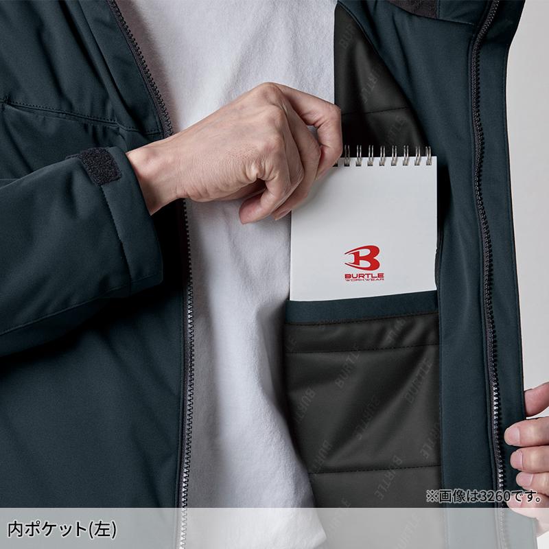 バートル 防寒着 作業着 3264 防寒ベスト ストレッチフーディ メンズ レディース S-3XL | BURTLE | 09