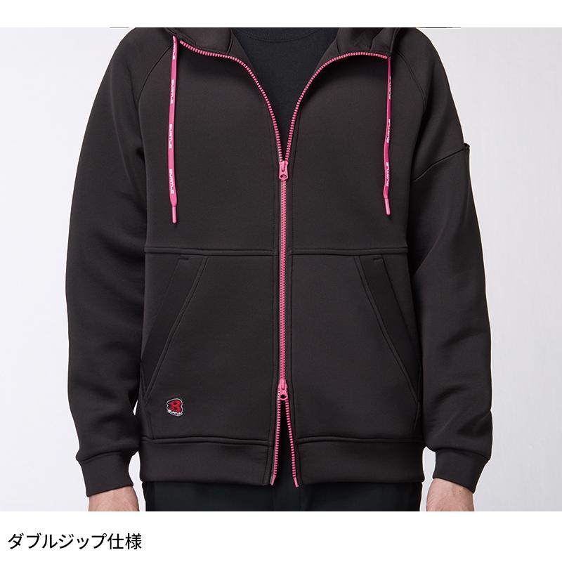 バートル 4110 作業服 作業着 BURTLE エアーテックジップフーディ秋冬用 男女兼用 M-XXL【2025秋冬新作】 | BURTLE | 08