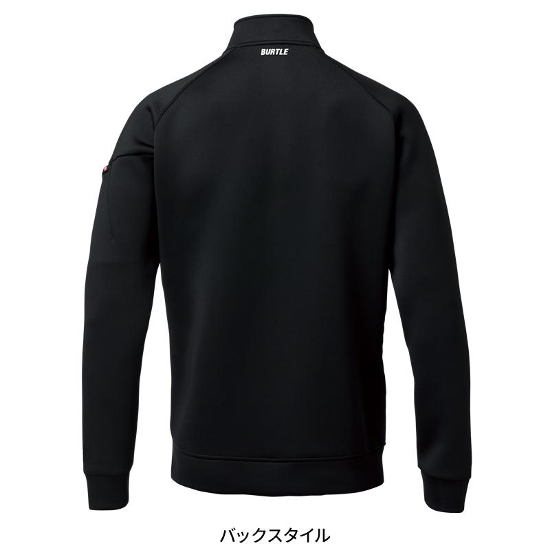 バートル 4111 作業服 作業着 BURTLE エアーテックハーフジップ 秋冬用 男女兼用 M-XXL【2025秋冬新作】 | BURTLE | 08