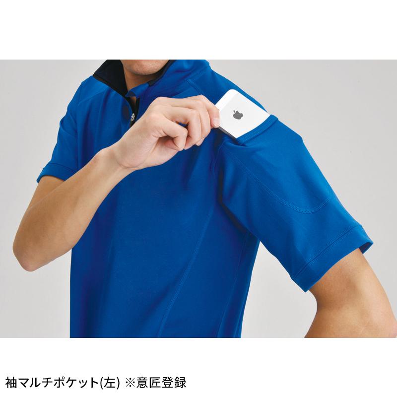 BURTLE 半袖ジップシャツ(ユニセックス) 通年用 男女兼用 415 バートル 作業服 作業着 SS-5L | BURTLE | 07