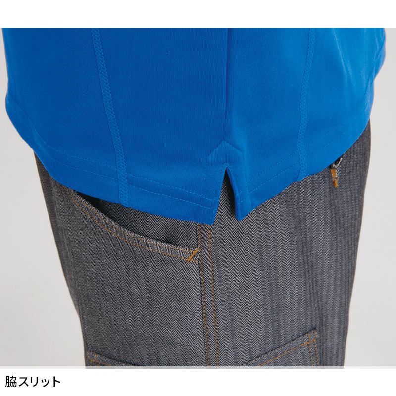 BURTLE 半袖ジップシャツ(ユニセックス) 通年用 男女兼用 415 バートル 作業服 作業着 SS-5L | BURTLE | 08