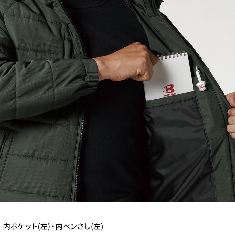 BURTLE 防寒フーディジャケット(ユニセックス) 防寒着 男女兼用 5030 バートル 作業服 作業着 S-3XL | BURTLE | 07