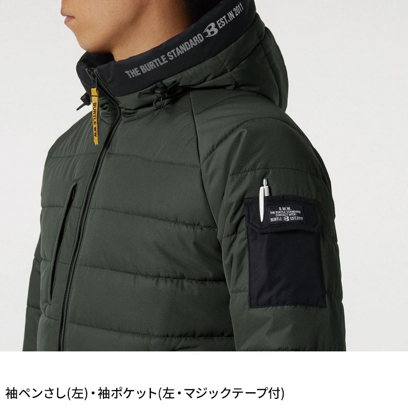 BURTLE 防寒フーディジャケット(ユニセックス) 防寒着 男女兼用 5030 バートル 作業服 作業着 S-3XL | BURTLE | 09