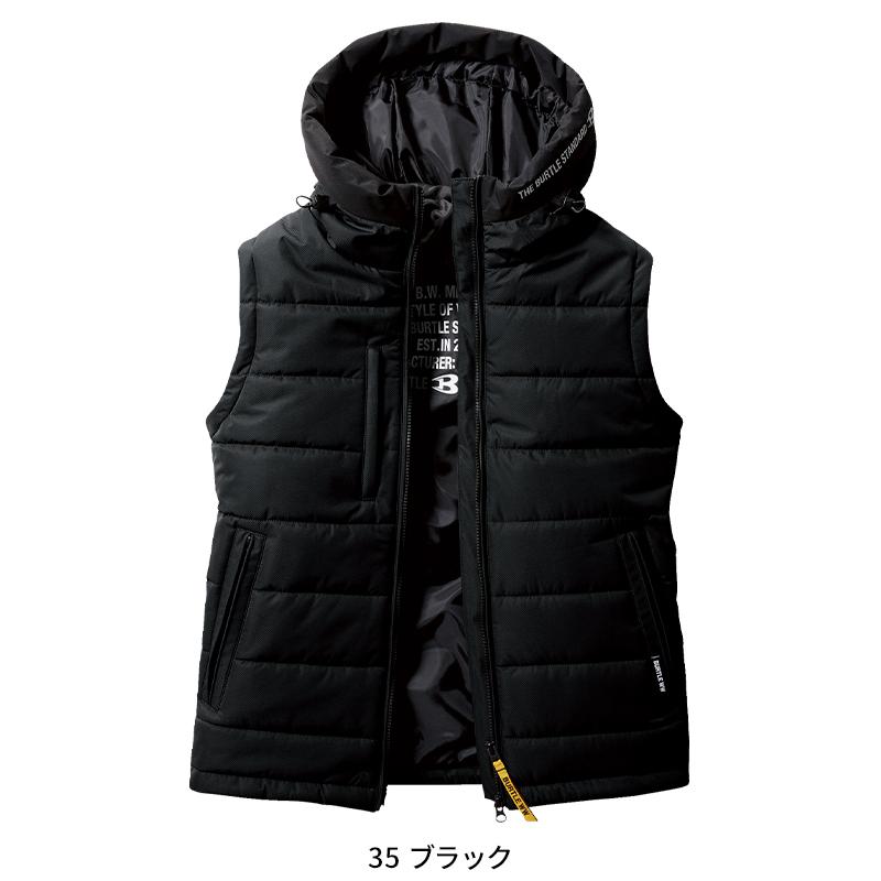 BURTLE 防寒フーディベスト(ユニセックス) 防寒着 男女兼用 5034 バートル 作業服 作業着 S-3XL | BURTLE | 02
