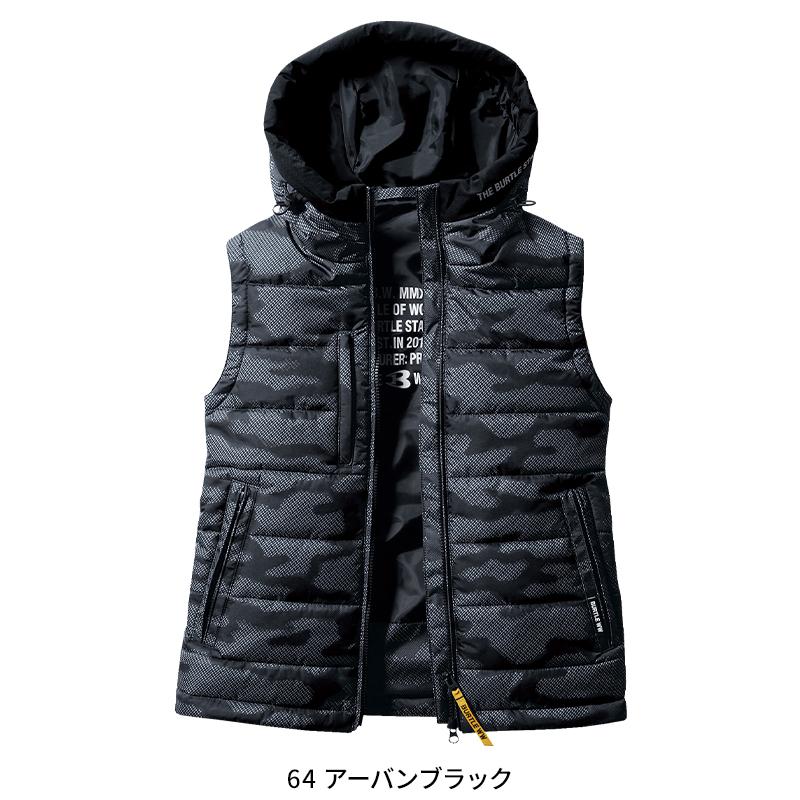 BURTLE 防寒フーディベスト(ユニセックス) 防寒着 男女兼用 5034 バートル 作業服 作業着 S-3XL | BURTLE | 04