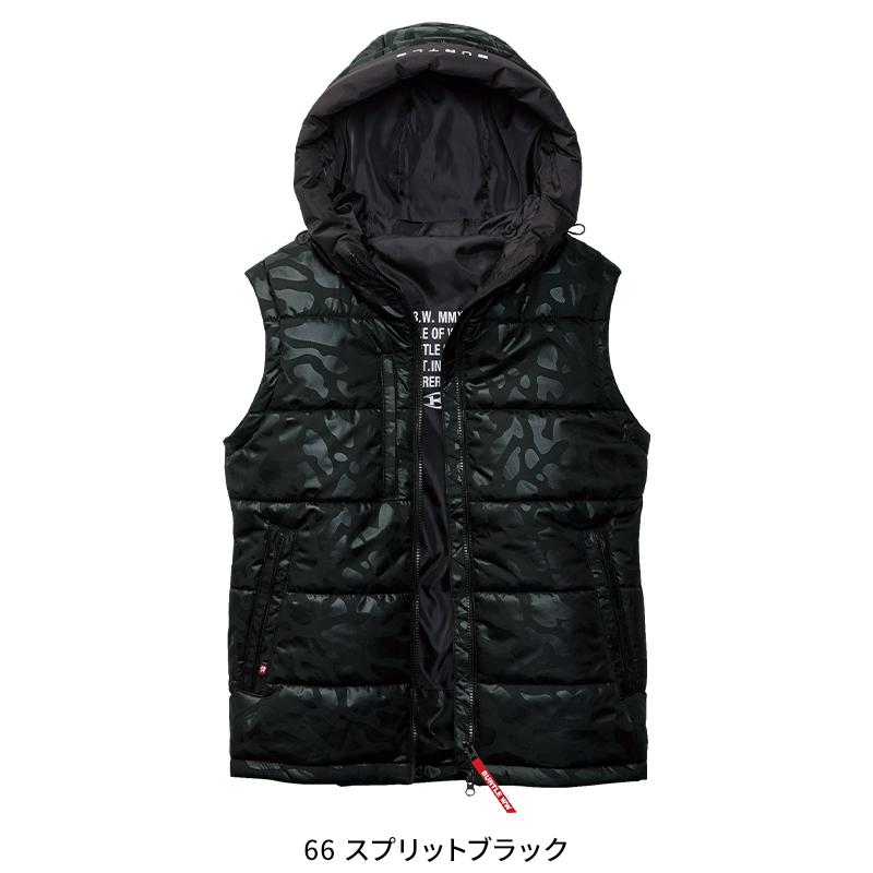 BURTLE 防寒フーディベスト(ユニセックス) 防寒着 男女兼用 5034 バートル 作業服 作業着 S-3XL | BURTLE | 04