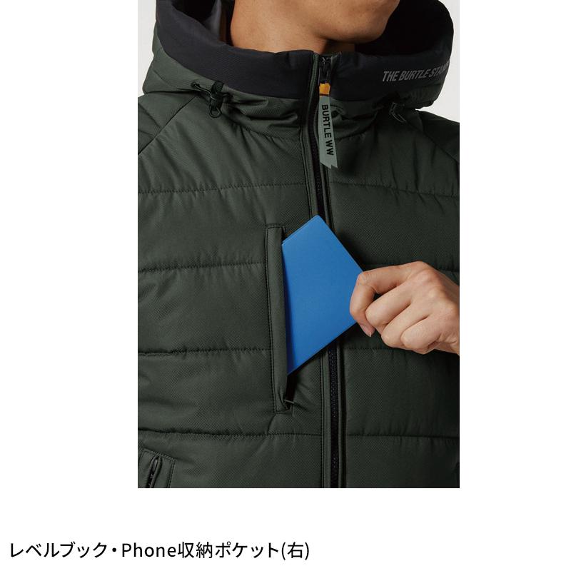 BURTLE 防寒フーディベスト(ユニセックス) 防寒着 男女兼用 5034 バートル 作業服 作業着 S-3XL | BURTLE | 06