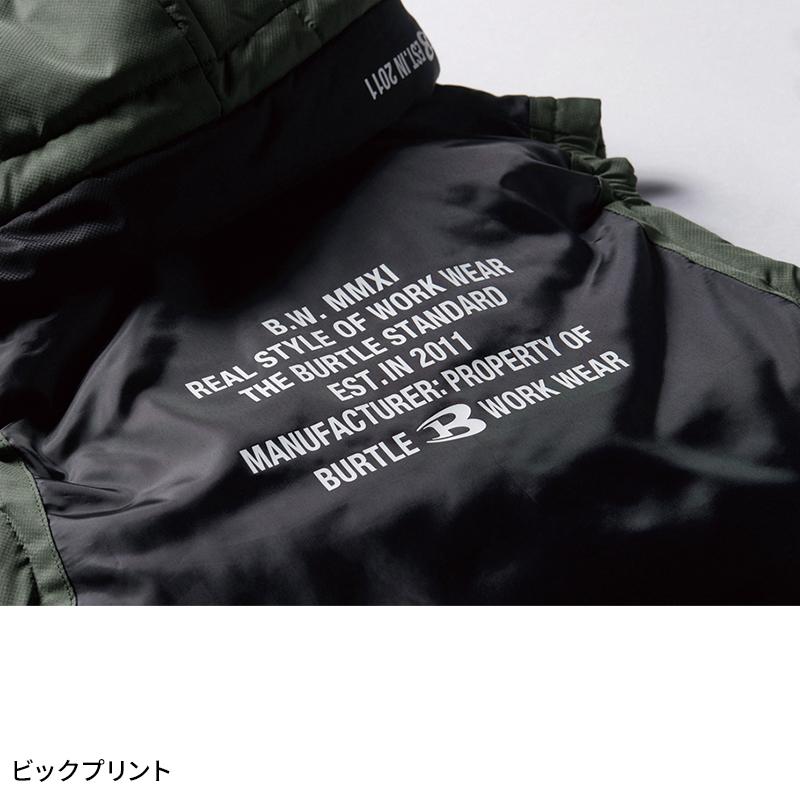 BURTLE 防寒フーディベスト(ユニセックス) 防寒着 男女兼用 5034 バートル 作業服 作業着 S-3XL | BURTLE | 08
