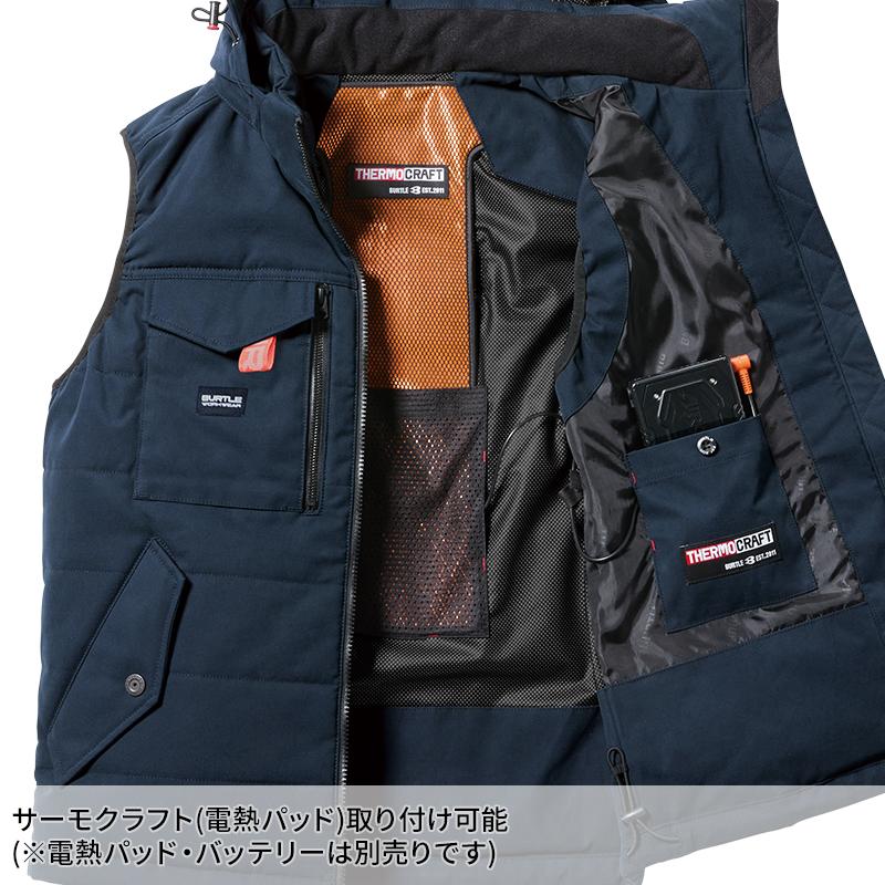 バートル 防寒着 作業着 5054 防寒ベストメンズ レディース S-3XL | BURTLE | 12