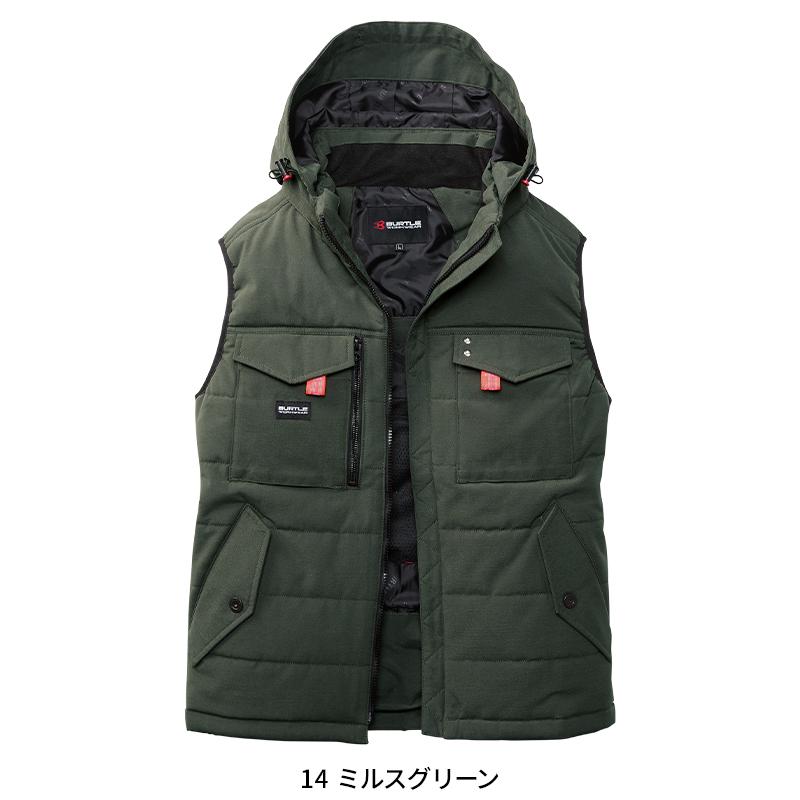 バートル 防寒着 作業着 5054 防寒ベストメンズ レディース S-3XL | BURTLE | 03