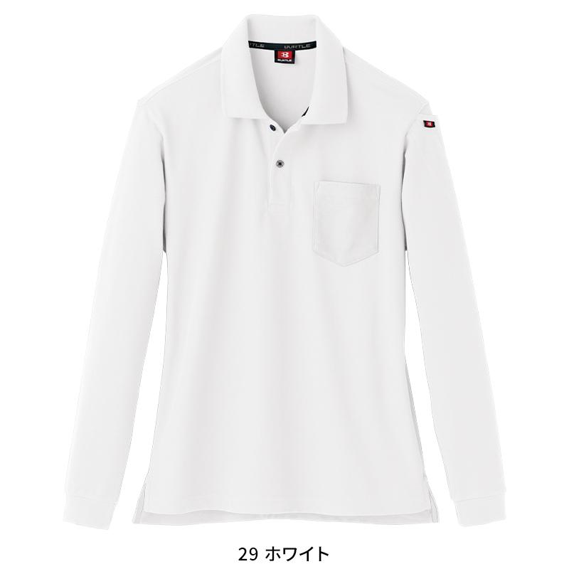 BURTLE 長袖ポロシャツ(ユニセックス) 通年用 男女兼用 505 バートル 作業服 作業着 SS-5L | BURTLE | 04