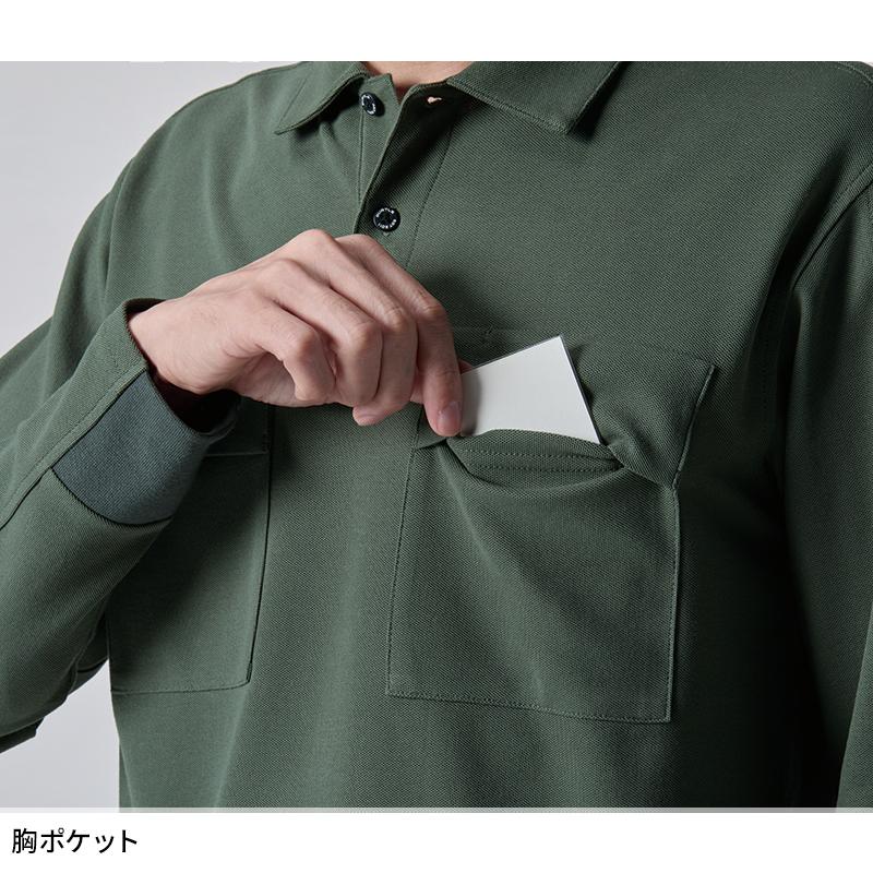 BURTLE 長袖ポロシャツ(ユニセックス) 通年用 男女兼用 515 バートル 作業服 作業着 S-5L | BURTLE | 09