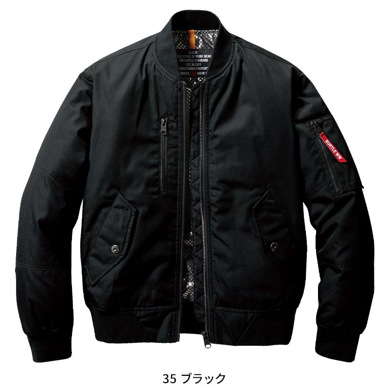 BURTLE フライト防寒ジャケット(ユニセックス) 防寒着 男女兼用 5260 バートル 作業服 作業着 S-5L | BURTLE | 03