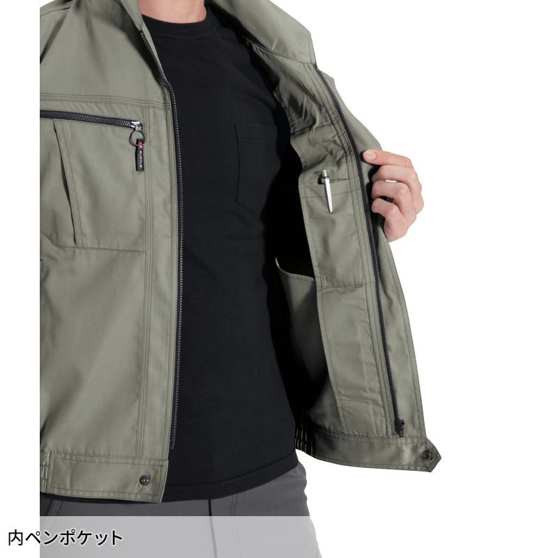 バートル 作業着 作業服 春夏 6061 長袖 ジャケット ブルゾン BURTLE S-5L | BURTLE | 10