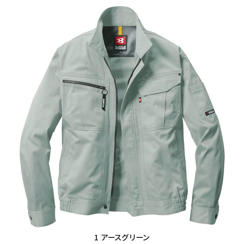 バートル 作業着 作業服 春夏 6061 長袖 ジャケット ブルゾン BURTLE S-5L | BURTLE | 02