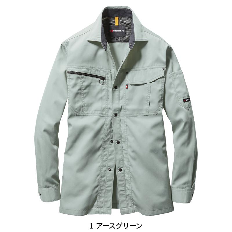 バートル 作業着 作業服 春夏 6063 長袖 シャツ BURTLE メンズ S-5L | BURTLE | 02