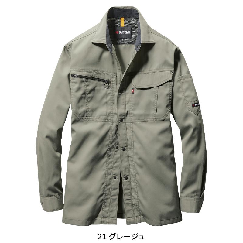 バートル 作業着 作業服 春夏 6063 長袖 シャツ BURTLE メンズ S-5L | BURTLE | 05