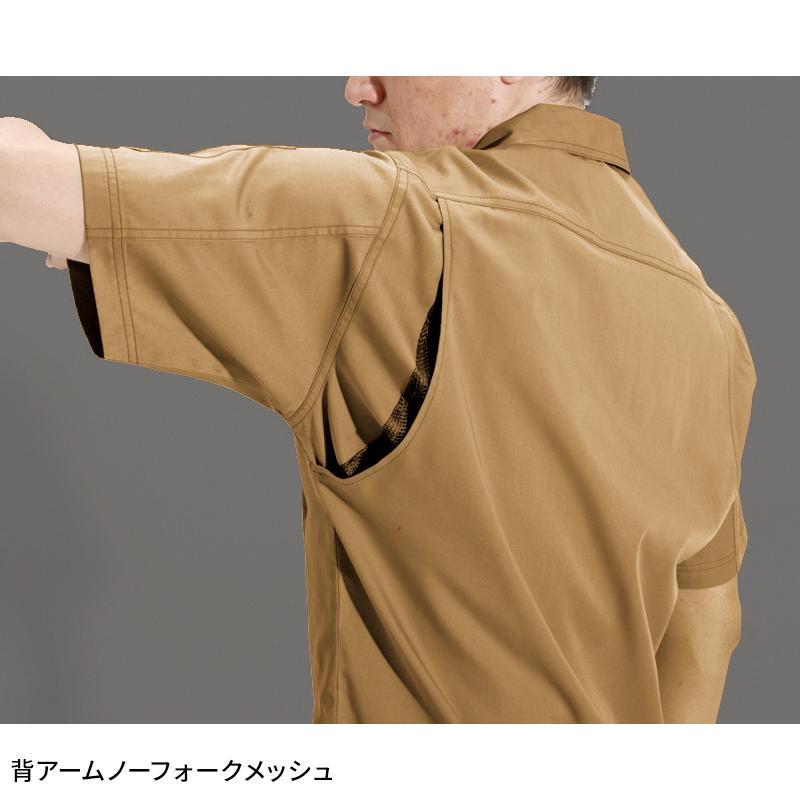 BURTLE 半袖ジャケット(ユニセックス) 作業服 春夏用 男女兼用 6082 バートル 作業着 SS-5L | BURTLE | 08