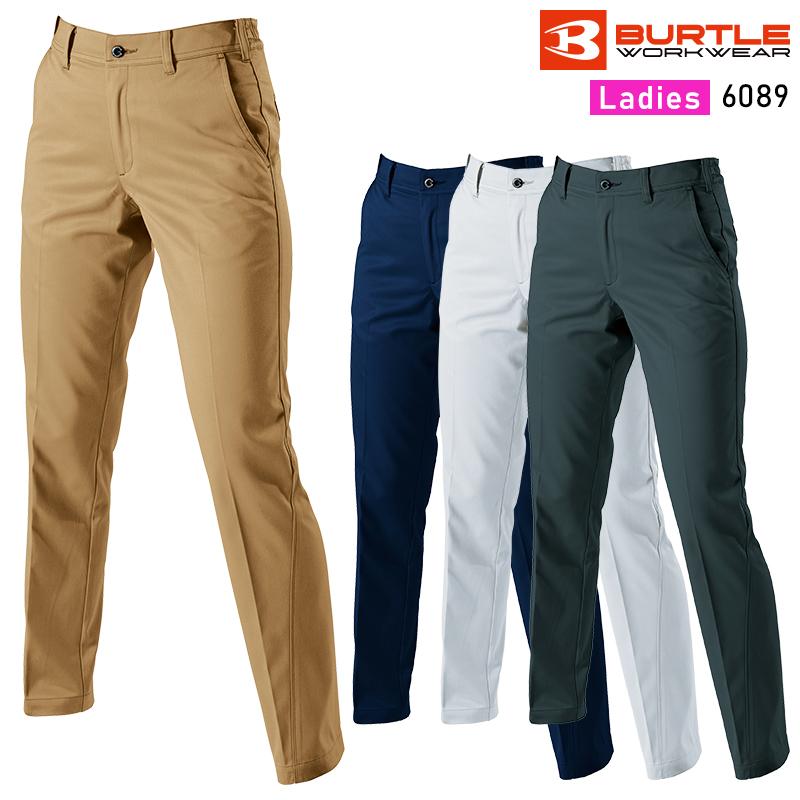 BURTLE レディースパンツ 作業服 春夏用 レディース 6089 バートル 作業着 S-4L | BURTLE