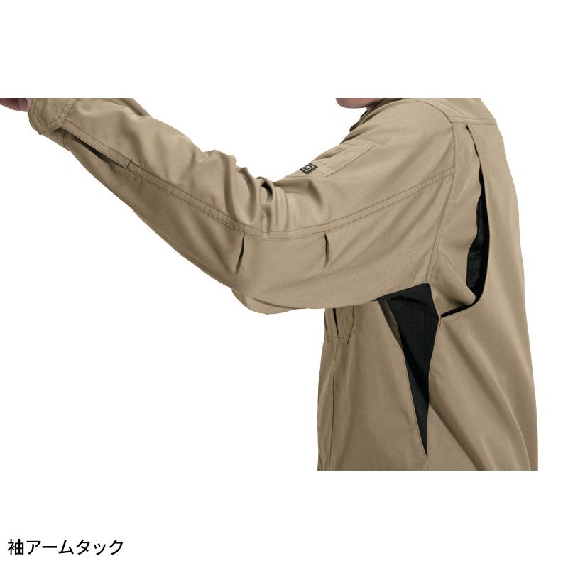 BURTLE 長袖シャツ(ユニセックス) 作業服 春夏用 男女兼用 6103 バートル 作業着 SS-5L | BURTLE | 11