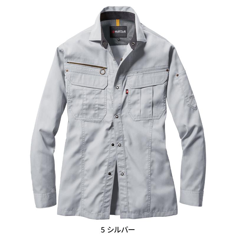 BURTLE 長袖シャツ(ユニセックス) 作業服 春夏用 男女兼用 6103 バートル 作業着 SS-5L | BURTLE | 04