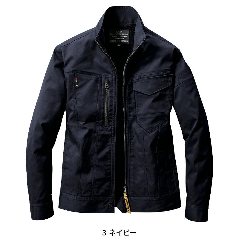 バートル 作業着 作業服  春夏 6211 長袖 ジャケット ブルゾン BURTLE メンズ レディース S-5L | BURTLE | 02