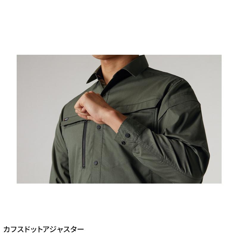 バートル 作業着 作業服 春夏 6215 長袖 シャツ ユニセックス BURTLE S-5L | BURTLE | 10