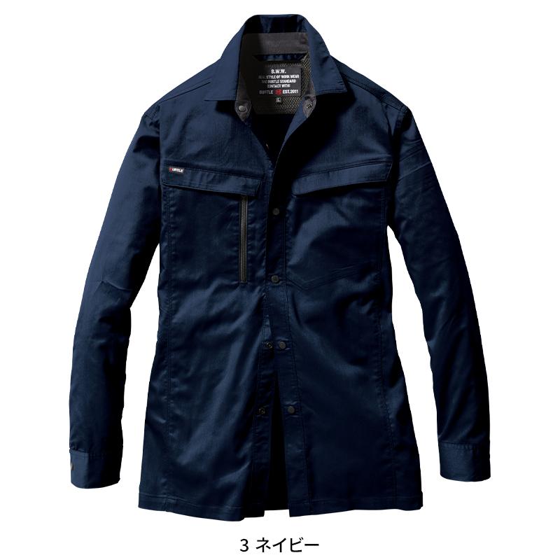 バートル 作業着 作業服 春夏 6215 長袖 シャツ ユニセックス BURTLE S-5L | BURTLE | 02