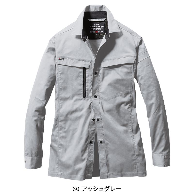 バートル 作業着 作業服 春夏 6215 長袖 シャツ ユニセックス BURTLE S-5L | BURTLE | 05