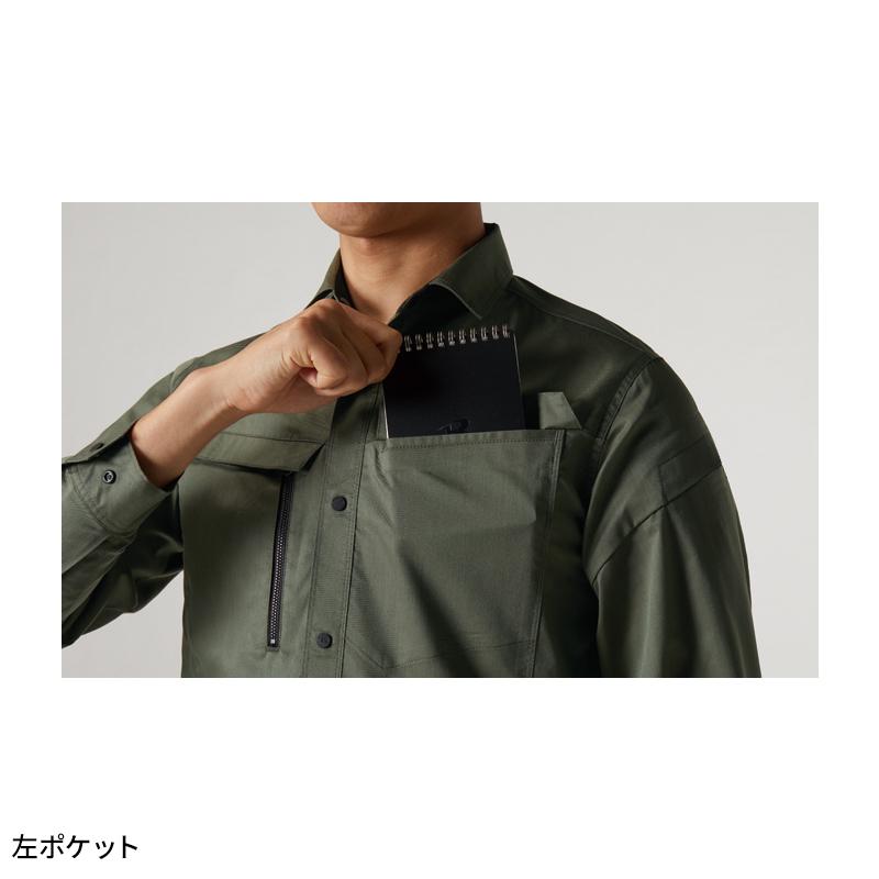 バートル 作業着 作業服 春夏 6215 長袖 シャツ ユニセックス BURTLE S-5L | BURTLE | 07