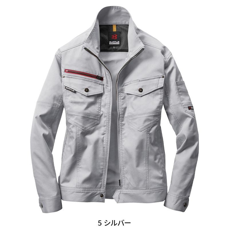 バートル 作業着 作業服  春夏 7041 長袖 ジャケット ブルゾン BURTLE メンズ レディース SS-5L | BURTLE | 03