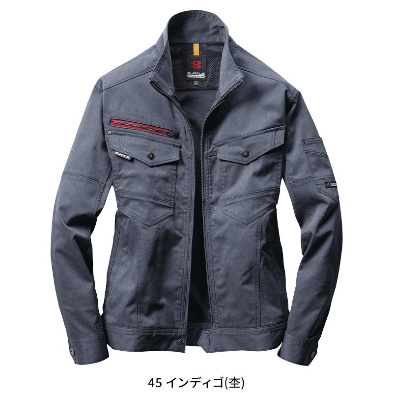 バートル 作業着 作業服  春夏 7041 長袖 ジャケット ブルゾン BURTLE メンズ レディース SS-5L | BURTLE | 05