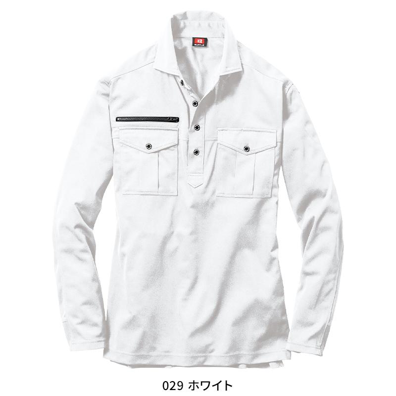 バートル ポロシャツ 長袖 705 作業着 作業服 オールシーズン BURTLE メンズ レディース SS-5L | BURTLE | 03