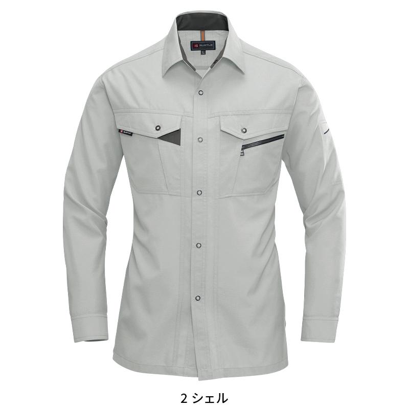 BURTLE 長袖シャツ 作業服 春夏用 メンズ 7063 バートル 作業着 S-5L | BURTLE | 03