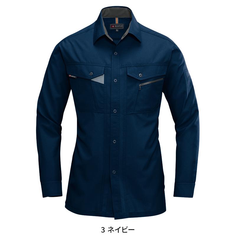 BURTLE 長袖シャツ 作業服 春夏用 メンズ 7063 バートル 作業着 S-5L | BURTLE | 04