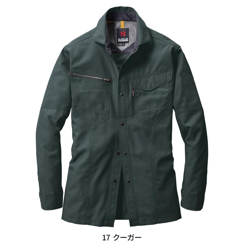 BURTLE 長袖シャツ(ユニセックス) 作業服 春夏用 男女兼用 7093 バートル 作業着 SS-5L | BURTLE | 04