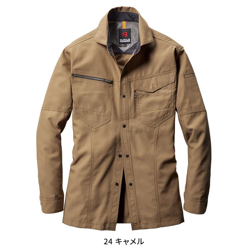 BURTLE 長袖シャツ(ユニセックス) 作業服 春夏用 男女兼用 7093 バートル 作業着 SS-5L | BURTLE | 05