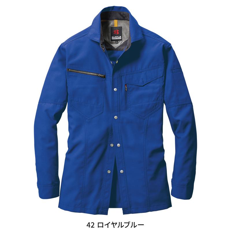 BURTLE 長袖シャツ(ユニセックス) 作業服 春夏用 男女兼用 7093 バートル 作業着 SS-5L | BURTLE | 06