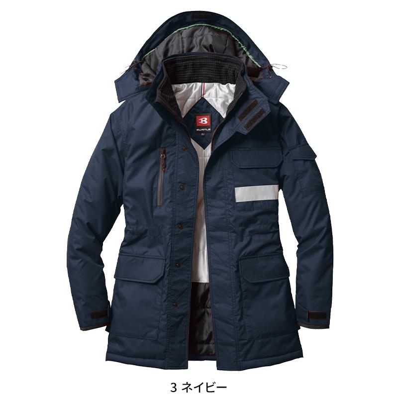BURTLE 防寒コート(大型フード付)(ユニセックス) 防寒着 男女兼用 7211 バートル 作業服 作業着 SS-5L | BURTLE | 02