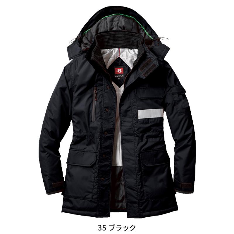 BURTLE 防寒コート(大型フード付)(ユニセックス) 防寒着 男女兼用 7211 バートル 作業服 作業着 SS-5L | BURTLE | 03
