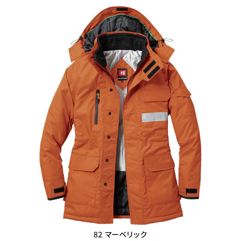BURTLE 防寒コート(大型フード付)(ユニセックス) 防寒着 男女兼用 7211 バートル 作業服 作業着 SS-5L | BURTLE | 04