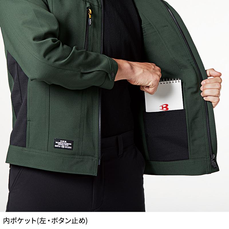 BURTLE ジャケット(ユニセックス) 作業服 秋冬用 男女兼用 7301 バートル 作業着 S-5L | BURTLE | 08