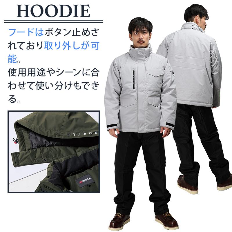 BURTLE（バートル） 防寒着 作業着 7620 防寒ジャンパー 制電ケア 耐水
