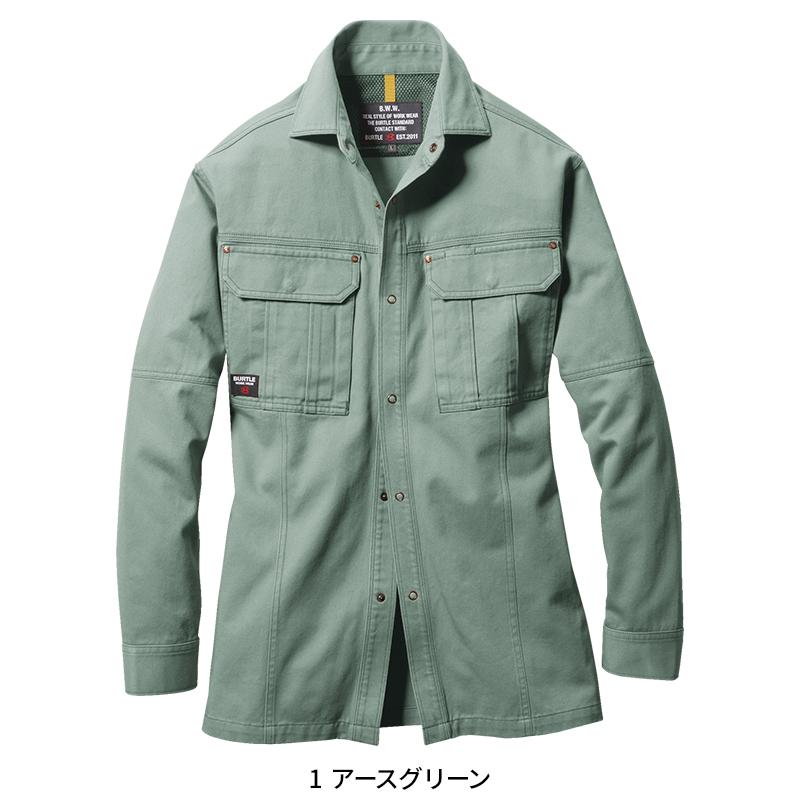 BURTLE 長袖シャツ 作業服 秋冬用 メンズ 8035 バートル 作業着 M-5L | BURTLE | 02